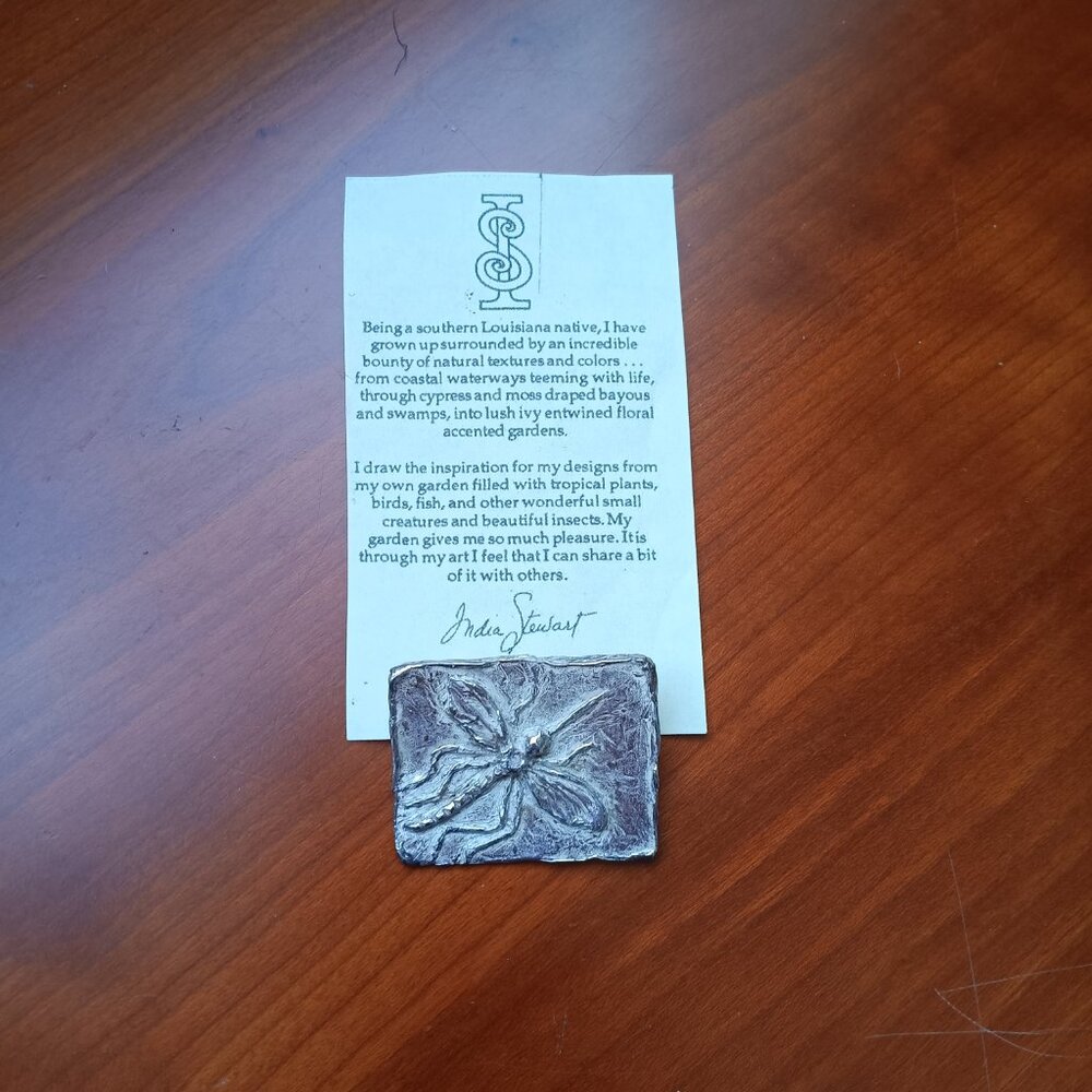 Spring Transformation Dragonfly Silver Decorative… - image 3